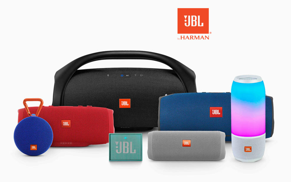 Discover (next to JBL Logo)
