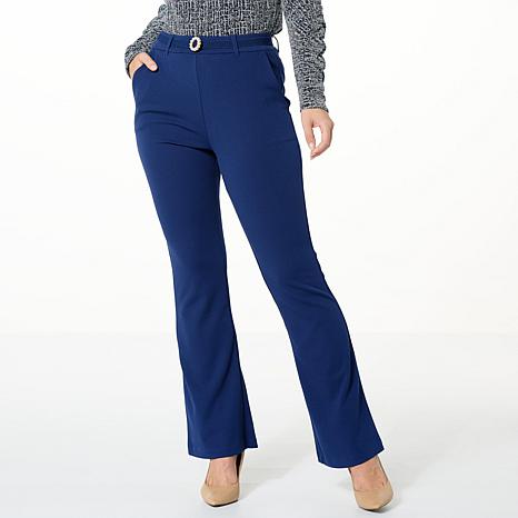 C Wonder By Christian Siriano Flare Leg Pant With Belt Hsn