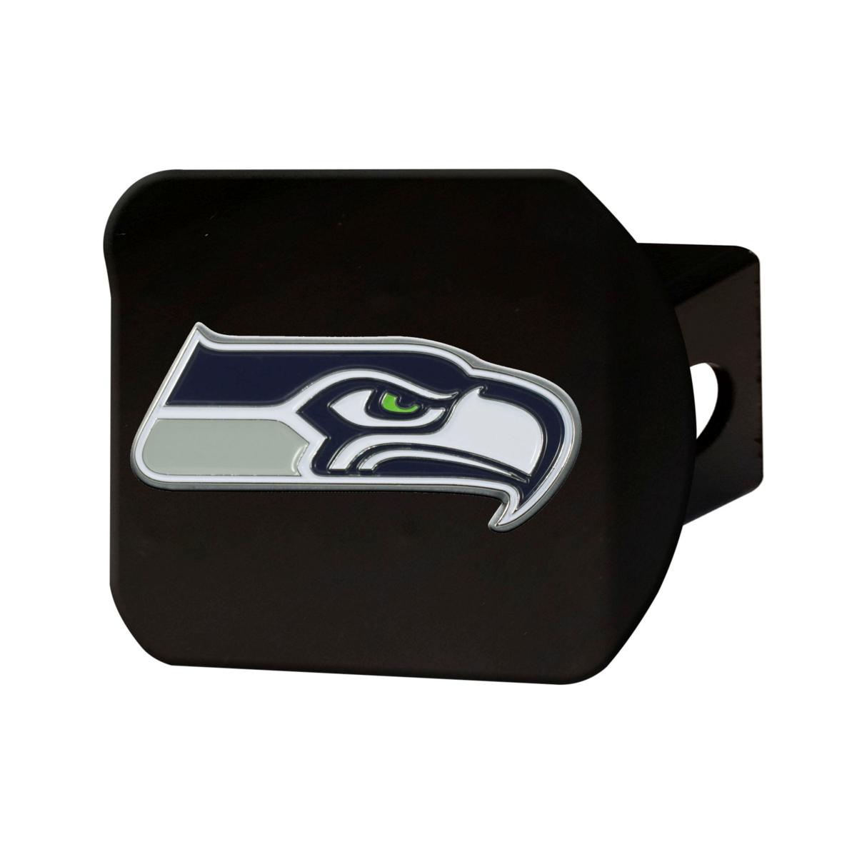 Officially Licensed NFL FANMATS Seattle Seahawks Blk Hitch Cover 3D