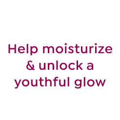 Help moisturize & unlock a youthful glow.