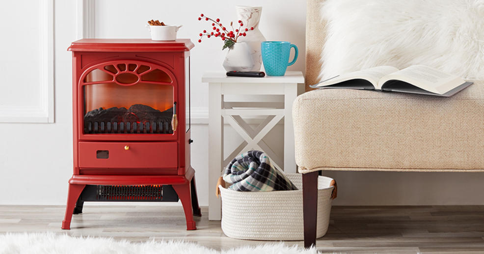 (HSN) Warm Living Electric Infrared Stove Heater