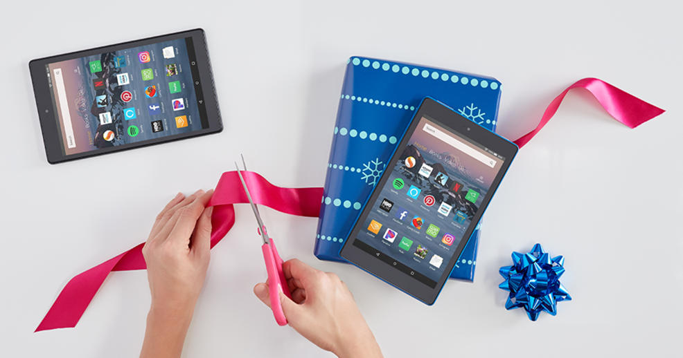 (HSN) Amazon Fire HD 8" IPS 16GB AlexaEnabled Tablet 2pack with