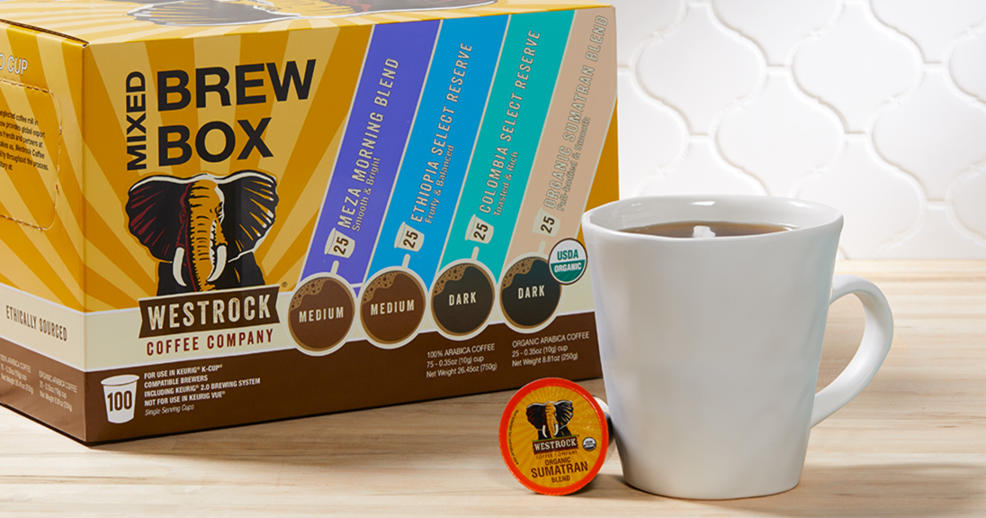 (HSN) Westrock® Coffee Company 100count Single Pods