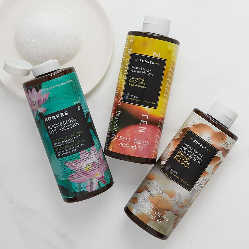 Korres Three Piece Shower Gel Set