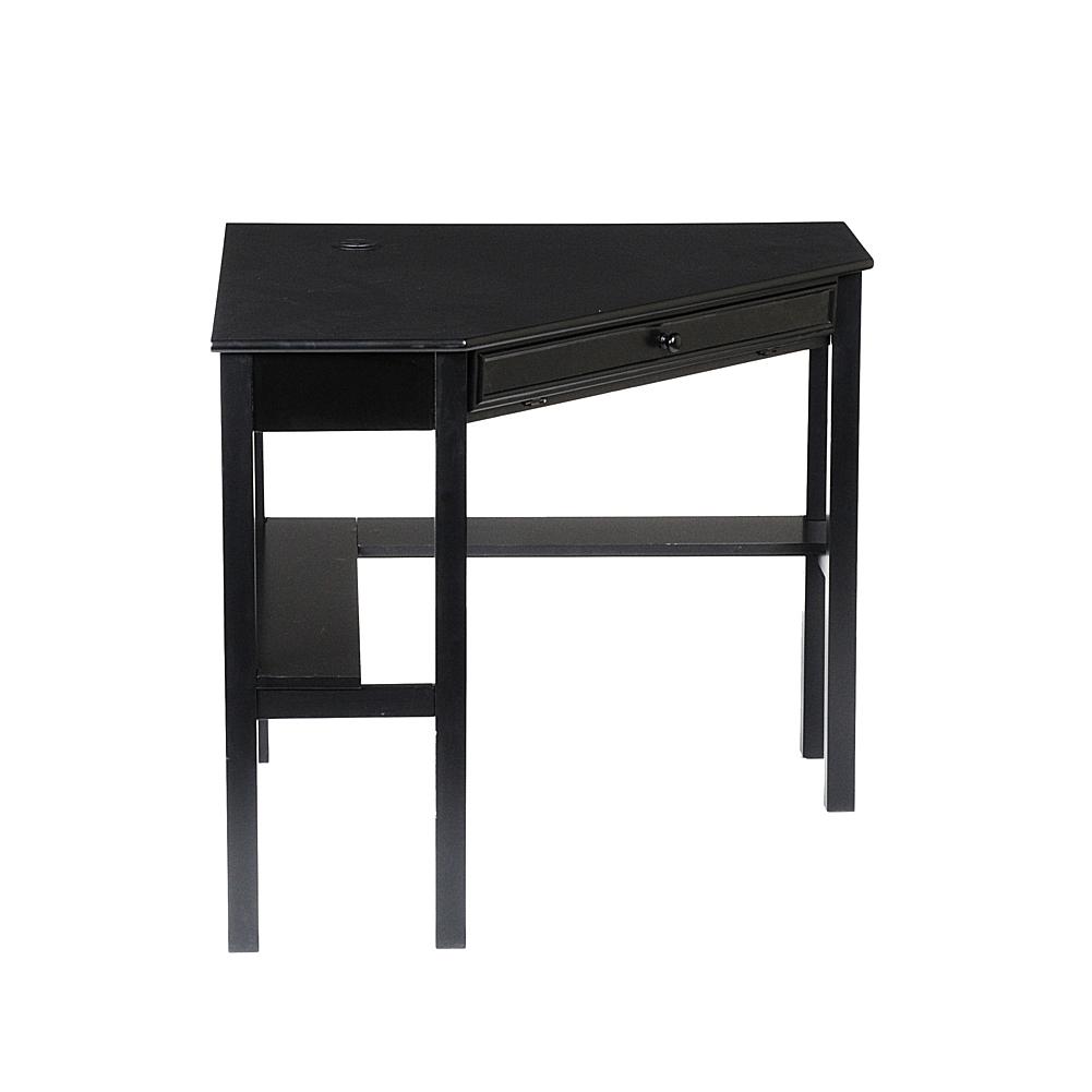 Southern Enterprises Corner Computer Desk - Black Finish Southern Enterprises Corner Computer Desk - Black Finish