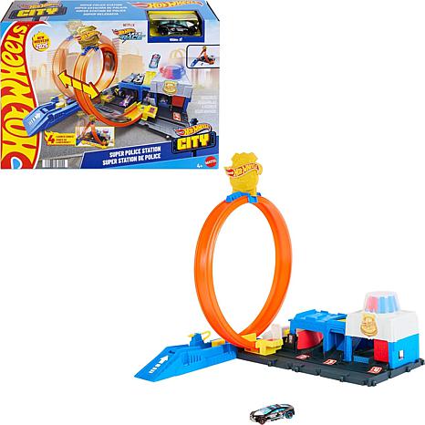 Mattel Hot Wheels City Super Police Station - Orange