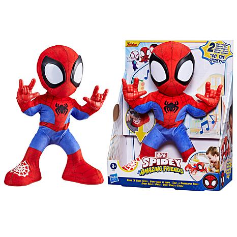 Hasbro Dance 'N Crawl Spidey Interactive Plush 2-pc. Spiderman Doll, One Size, Multiple Colors