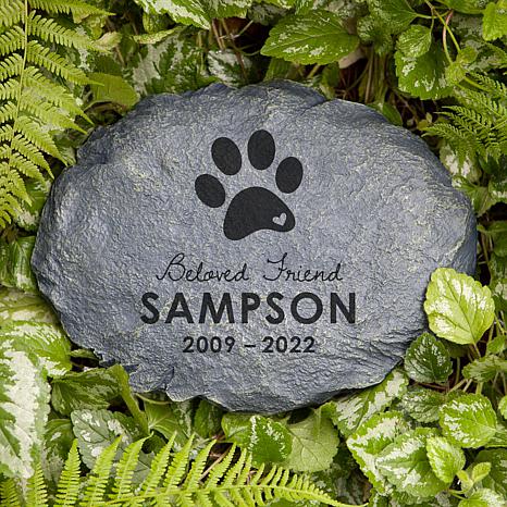 CPS Beloved Friend Personalized Dog Memorial Garden Stone