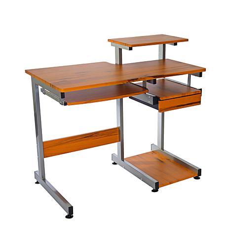 Techni Mobili Computer Workstation Desk - Brown