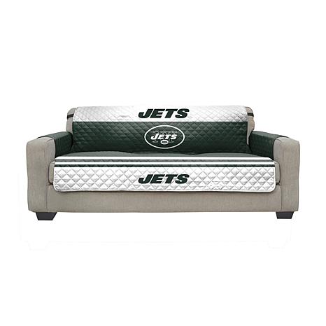 Football Fan Shop Officially Licensed NFL Sofa Cover - New York Jets