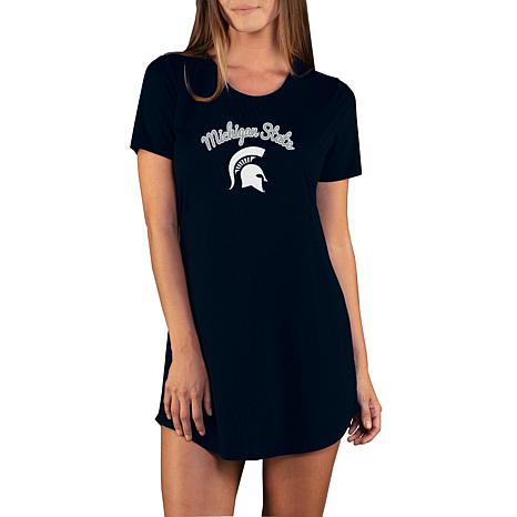 Concepts Sport Officially Licensed Concepts Sport Marathon Ladies Nightshirt MI State - Black - Size Small