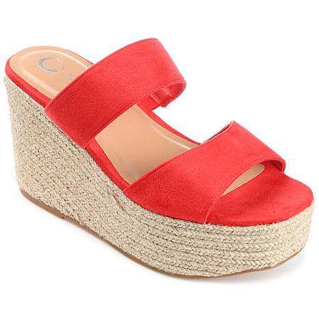 Journee Collection Womens Tru Comfort Foam Ilyana Sandal - Red - Size 12