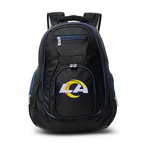 Football Fan Shop Officially Licensed NFL Los Angeles Rams 19" Laptop Backpack