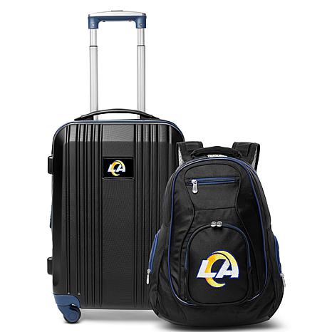 Football Fan Shop Officially Licensed NFL Los Angeles Rams Premium Backpack & Carry-On