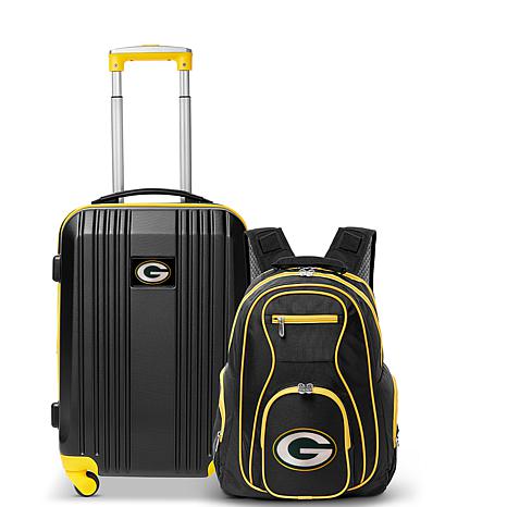 Football Fan Shop Officially Licensed NFL Green Bay Packers Premium Backpack & Carry-On
