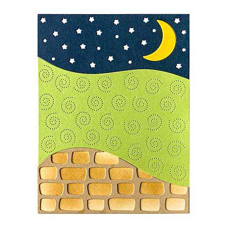 Crafts & Sewing The Stamps of Life Moon & Stars Tri-Background Die