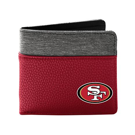 Football Fan Shop Officially Licensed Littlearth NFL San Francisco 49ers Pebble Wallet