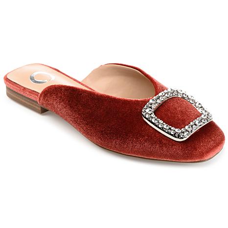Journee Collection Womens Sonnia Flat - Brown - Size 6