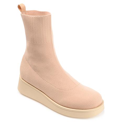 Journee Collection Womens Tru Comfort Foam Ebby Bootie - Tan - Size 9