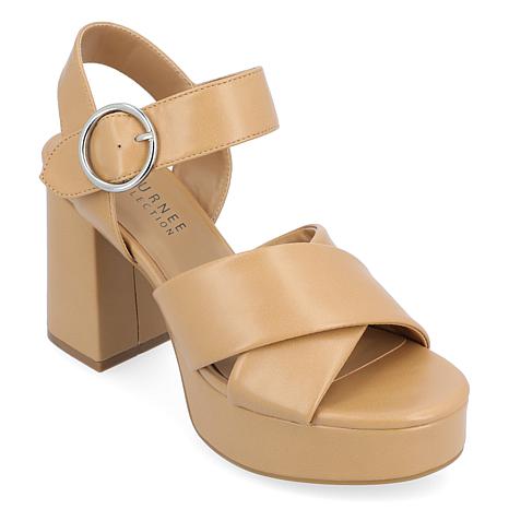 Journee Collection Womens Tru Comfort Foam Akeely Sandals - Tan - Size 11