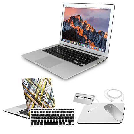 Refurbished 2017 Apple MacBook Air 13" 128GB Bundle - Glitter Black