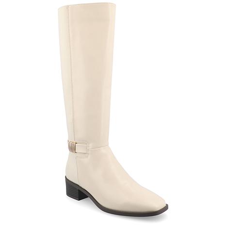 Journee Collection Womens Tru Comfort Foam Londyn Boots - Ivory/Off White - 5.5w