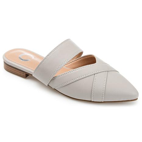Journee Collection Womens Tru Comfort Foam Narrow Width Stasi Mule - Gray/Grey - 7n