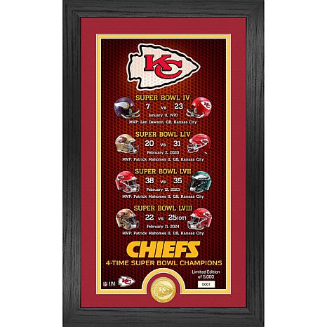 Football Fan Shop Officially Licensed NFL Chiefs Super Bowl Champions Bronze Coin