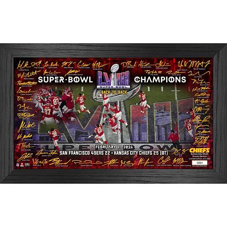 Football Fan Shop Officially Licensed NFL Kansas City Chiefs Super Bowl LVIII Frame