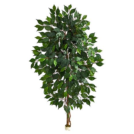 Nearly Natural 4 Ft. Single Ficus Artificial Tree (No Pot)