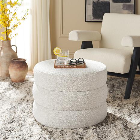 Safavieh Ryth Ottoman - Light Beige