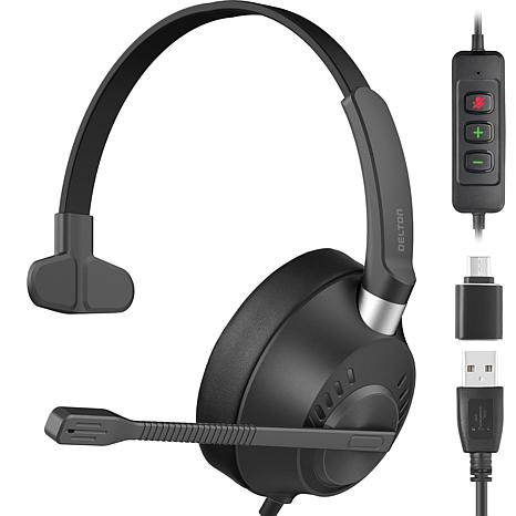 Delton 40Y Noise Canceling Mono Computer Headset with Microphone