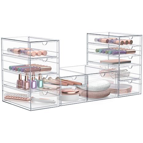 Sorbus 3-pk Makeup Organizers With 12 Drawers
