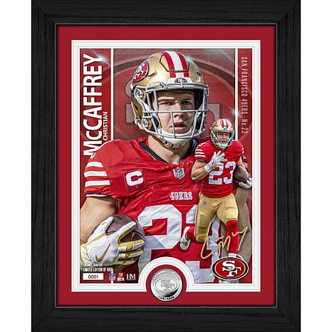 Highland Mint Christian McCaffrey San Francisco 49ers 13" x 16" Bronze Coin Photo Mint