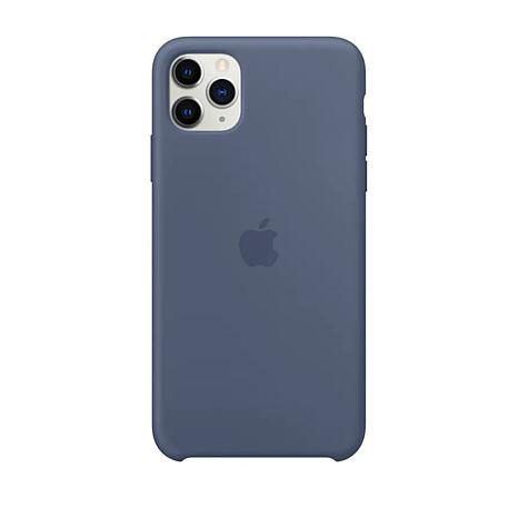Apple iPhone 11 Pro Max Silicone Case - Alaskan/Blue