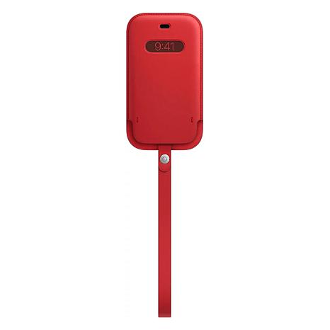 Apple iPhone 12 Mini Leather Sleeve - Red