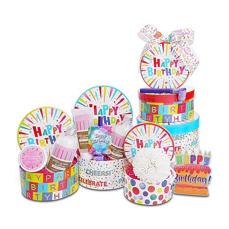 Alder Creek Gift Baskets Happy Birthday Spa Wishes Gift Tower