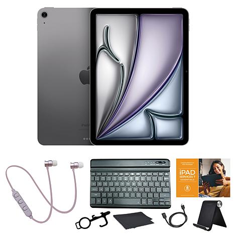 Apple 11" iPad Air with M4 Chip, 128GB, Wi-Fi 7 Bundle - Space Gray/Celestial