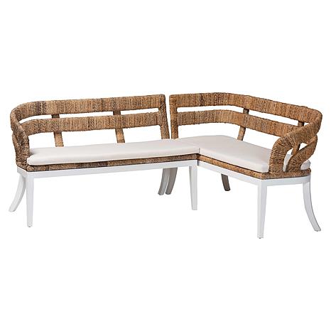 Photos - Pouffe / Bench Wholesale Interiors bali and pari Ubud Dining Nook Set 2 Piece 2724-14184-14185