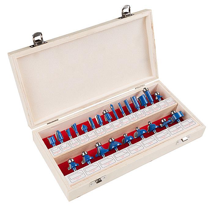 Trademark Global, Inc. Multi-purpose 24-piece Router Bit Set Trademark Global, Inc. Multi-purpose 24-piece Router Bit Set