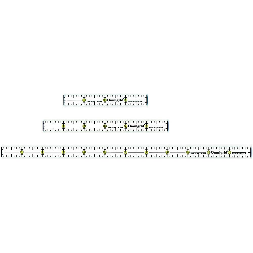 Crafts & Sewing Omnigrid Marking Ruler Trio 3/Pkg - 4, 6 and 12 Crafts & Sewing Omnigrid Marking Ruler Trio 3/Pkg - 4, 6 and 12