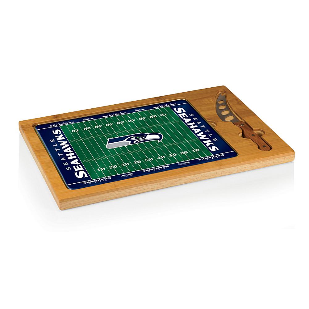 Football Fan Shop Picnic Time Icon Glass Top Cutting Board - Seattle Seahawks Football Fan Shop Picnic Time Icon Glass Top Cutting Board - Seattle Seahawks