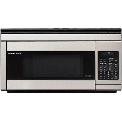 Sharp 1.1 Cu. Ft. 850W Over-the-Range Convection Microwave in Stainless Steel