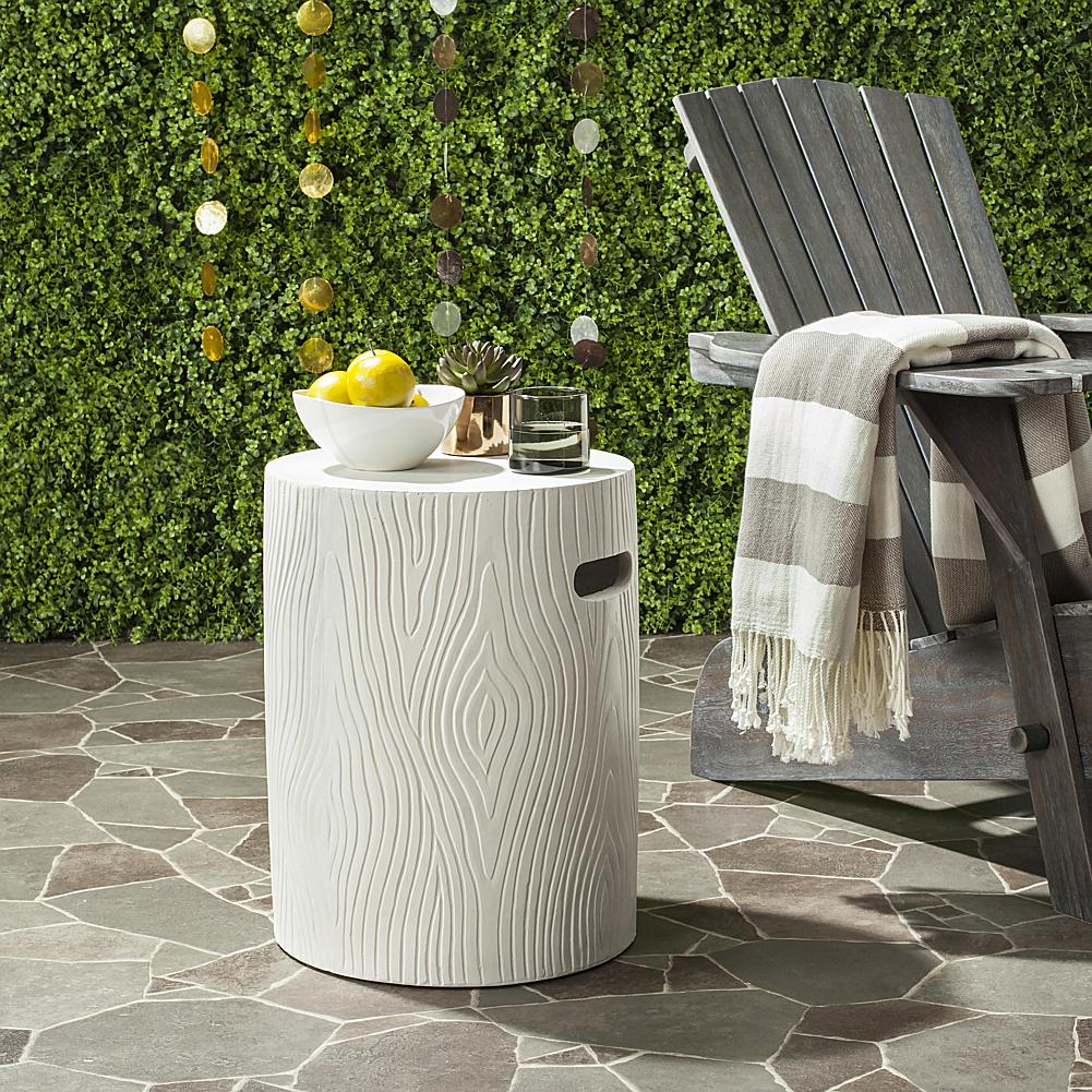 Safavieh Trunk Concrete Accent Table - Ivory Safavieh Trunk Concrete Accent Table - Ivory