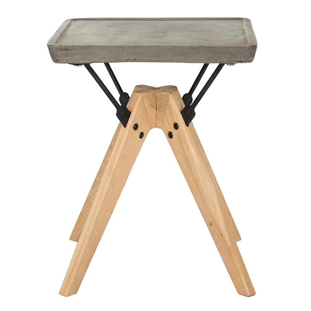 Safavieh Marcio Modern Concrete Side Table Safavieh Marcio Modern Concrete Side Table