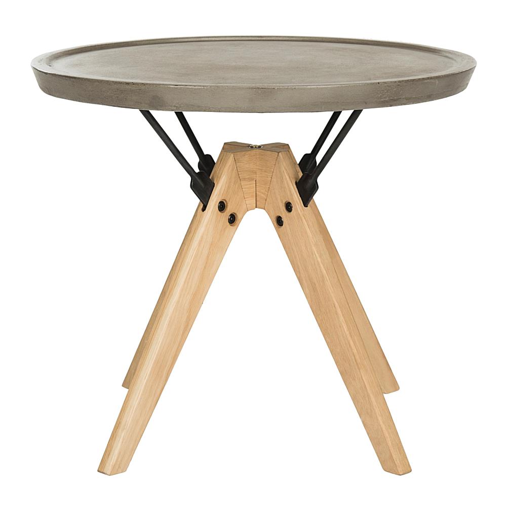 Safavieh Farmond Modern Concrete Side Table Safavieh Farmond Modern Concrete Side Table