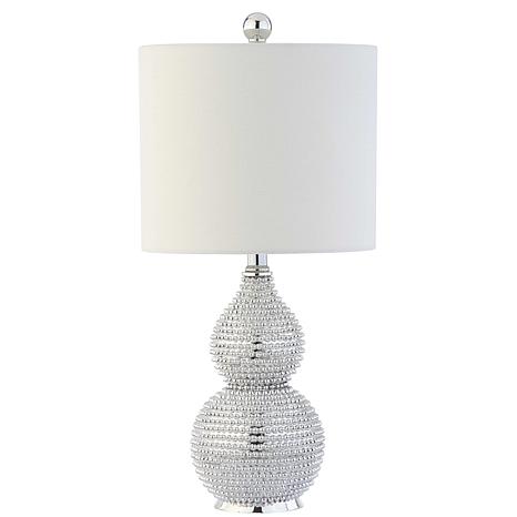 Safavieh Clarabel Chrome 20" Table Lamp - Metallic