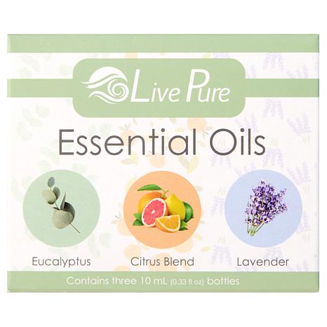 LivePure Essential Oils Variety 3-pack