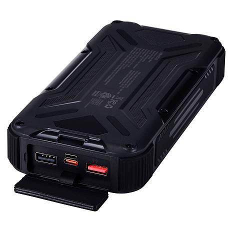 Vivitar 16,000mAh Power Bank with Solar Panel - Black