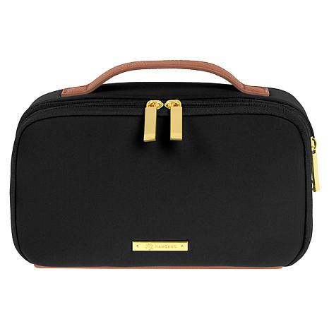 Joy Mangano Joy CleanBoss World Traveler Accordion Style Toiletry Bag - Black